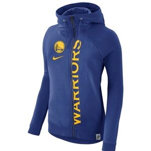 Golden State Warriors Women's Medium Blue Nike Modern Cape Full Zip Hoodie NBA